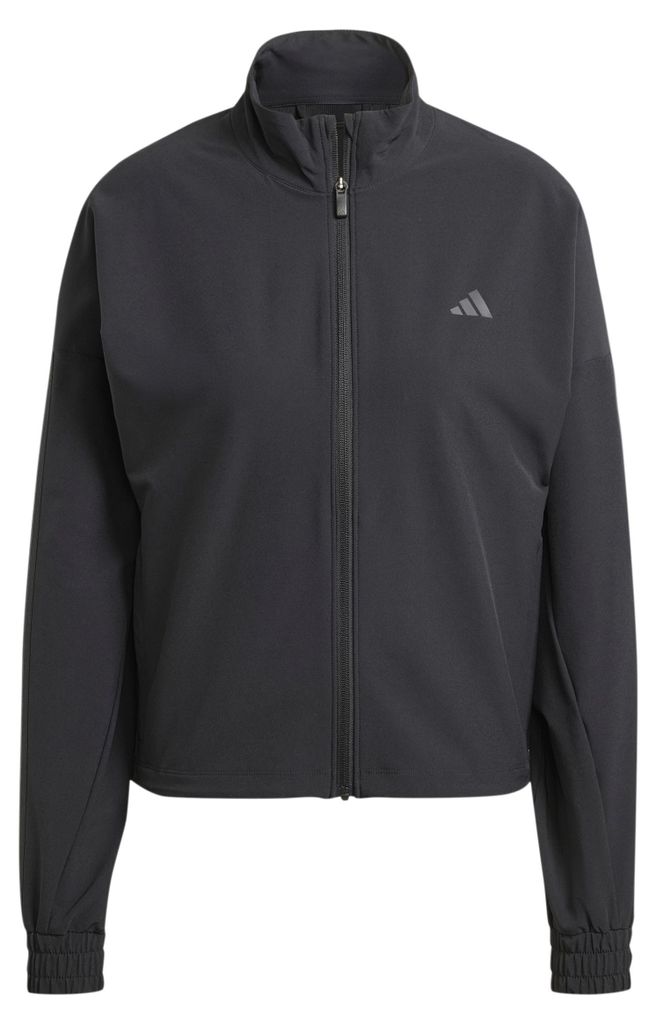 ADIDAS Pacer All Gym Tonal 3-Streifen Woven Jacke Damen schwarz M