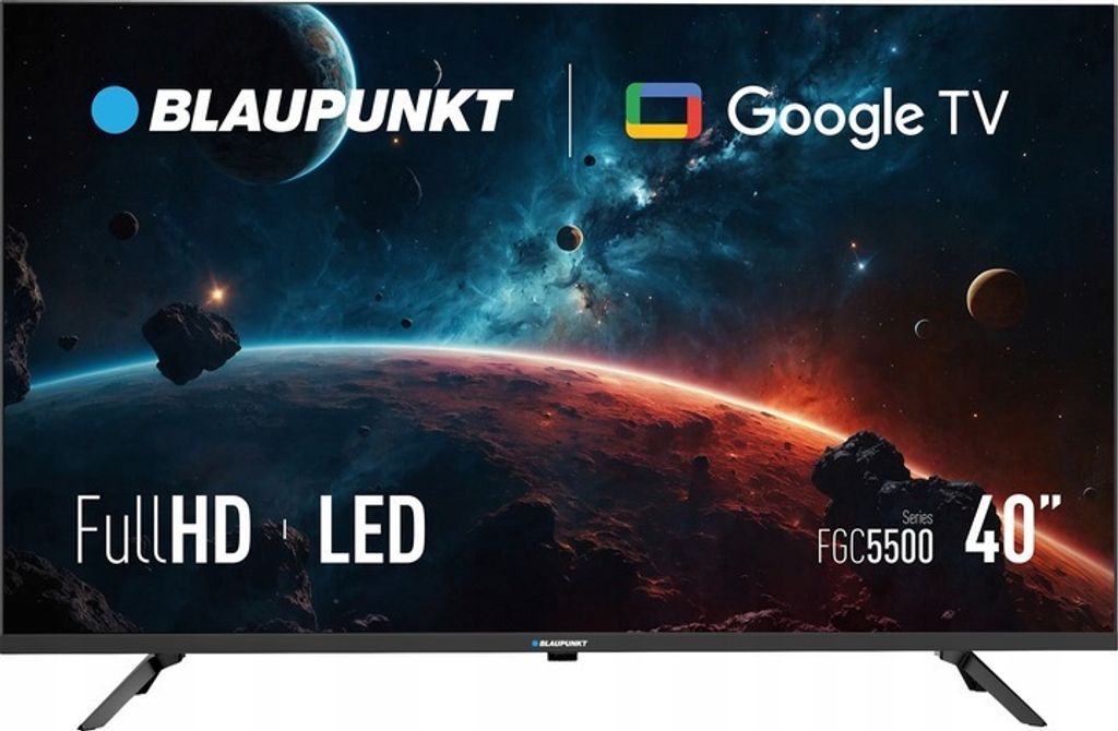 Telewizor Blaupunkt 40 cali Full HD LED Google TV czarny Zdjęcie produktu 