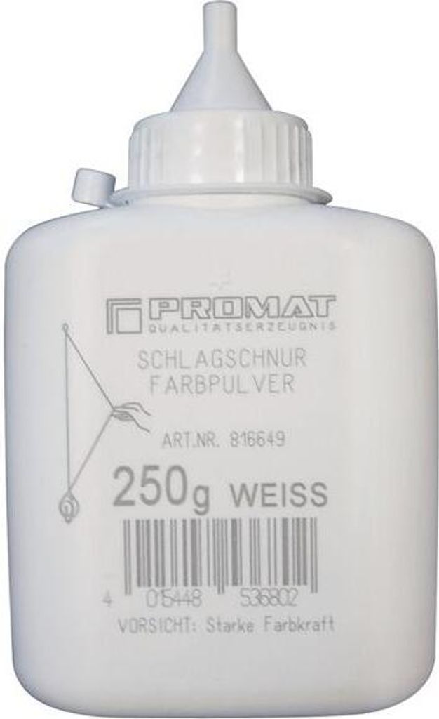 Schlagschnurkreide 1000g blau Ku.-Flasche PROMAT