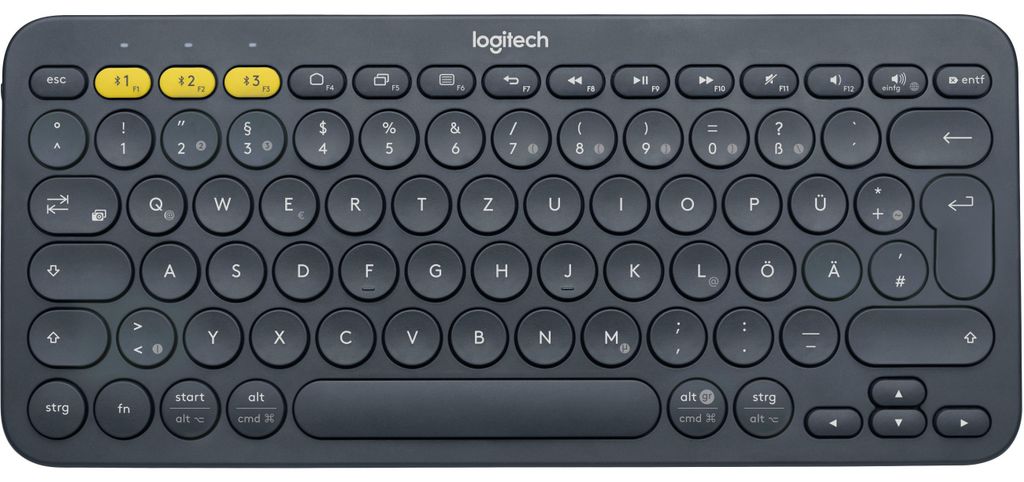 Logitech K380 Multi-Device Bluetooth-Tastatur schwarz Produktbild 