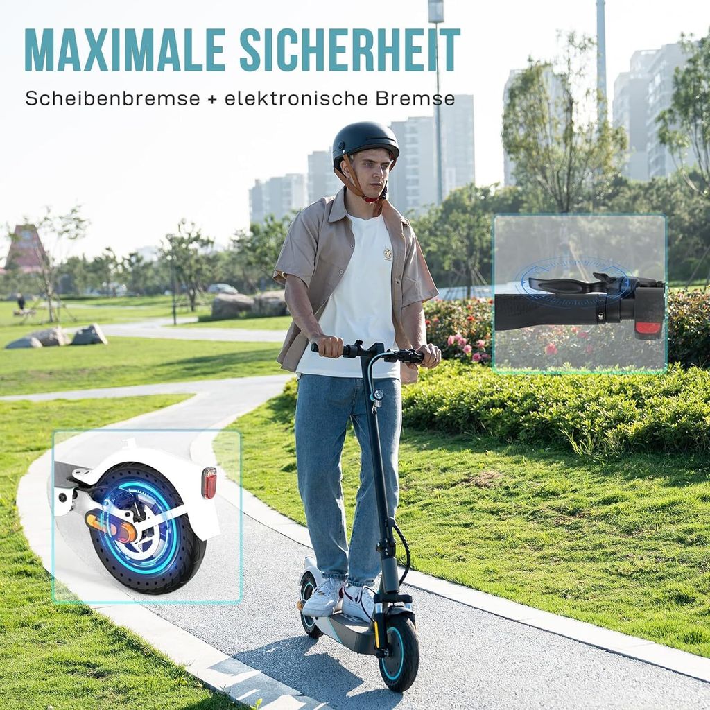 RCB TECH 10" Elektroroller,E-Scooter mit Straßenzulassung Produktbild 4
