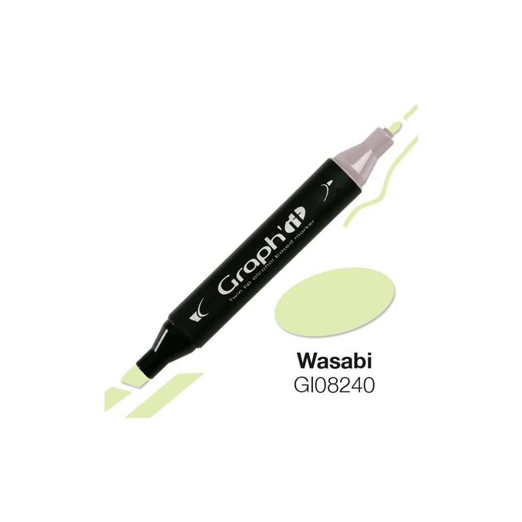 Graph'It Marker mit Doppelspitze - Wasabi