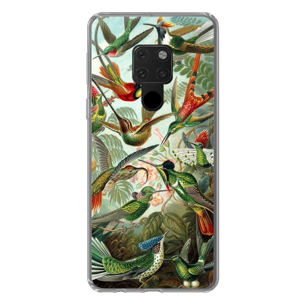 MuchoWow Handyhülle Schutzhülle Hülle für Huawei P40 Lite Trochilidae - Alte Meister - Kunst Silikon Softcase Handy Hülle - Handy