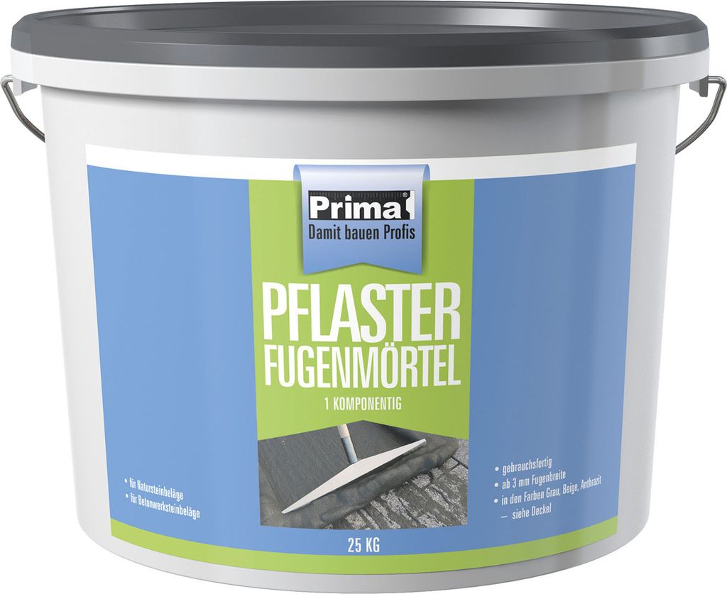 PRIMA Pflasterfugenmörtel 1 K, grau, 25 Kg Produktbild 