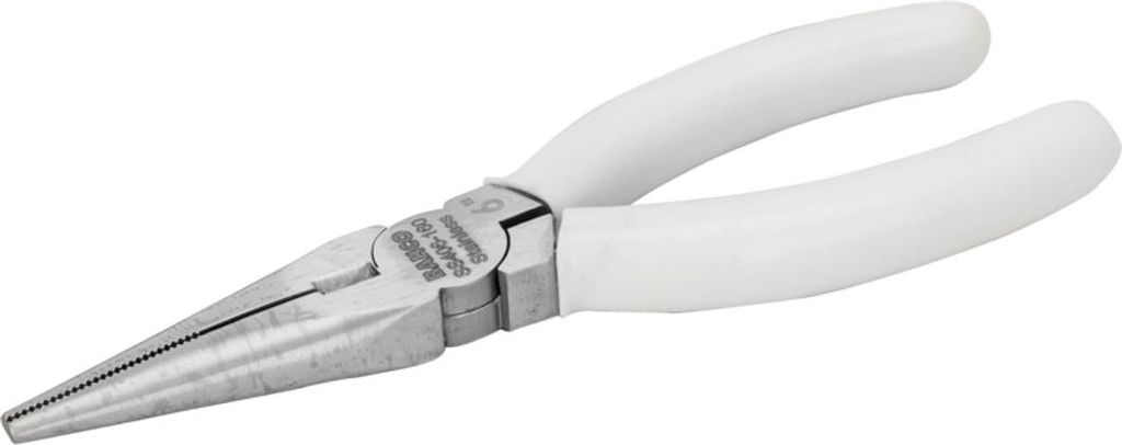 Bahco Edelstahl-Flachrundzange mit PVC-beschichtetem Griff, 175 mm
