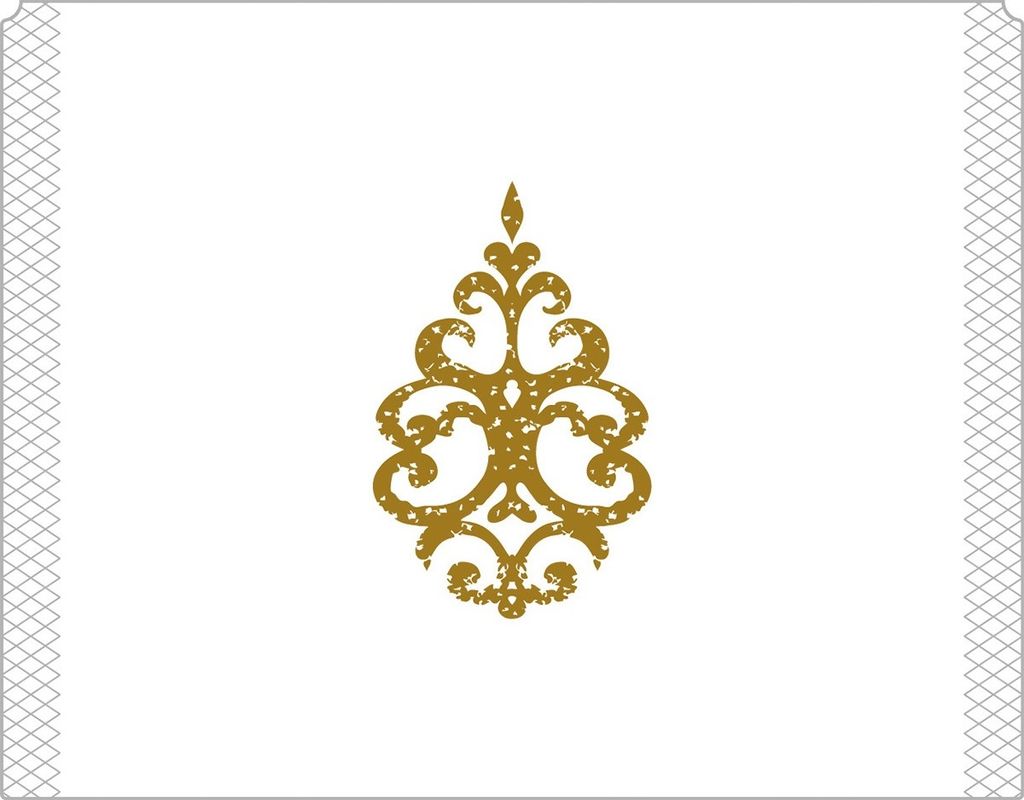 Sovie HORECA Eierwärmer Royal Line Gold aus Tissue 9-lagig, 105 x 82 mm, 150 Stück