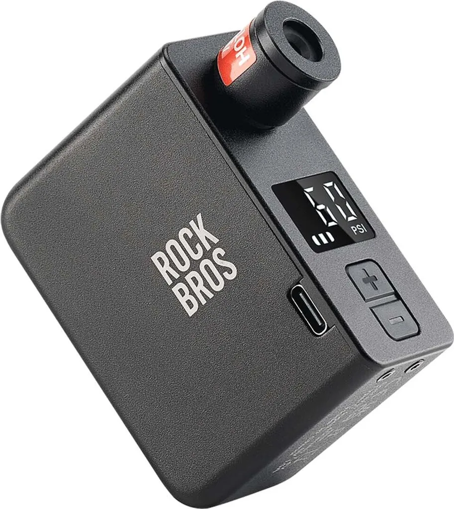 Mini Pompe à Vélo Électrique ROCKBROS 120PSI avec Écran LED Précis