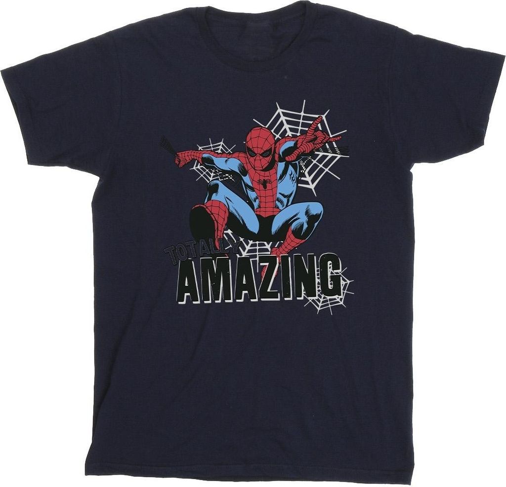 Marvel - "Amazing" T-Shirt für Mädchen BI26457 (152-158) (Marineblau)