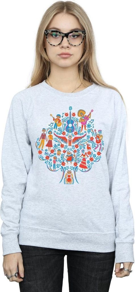 Disney - "Coco" Sweatshirt für Damen BI3541 (XXL) (Grau meliert)
