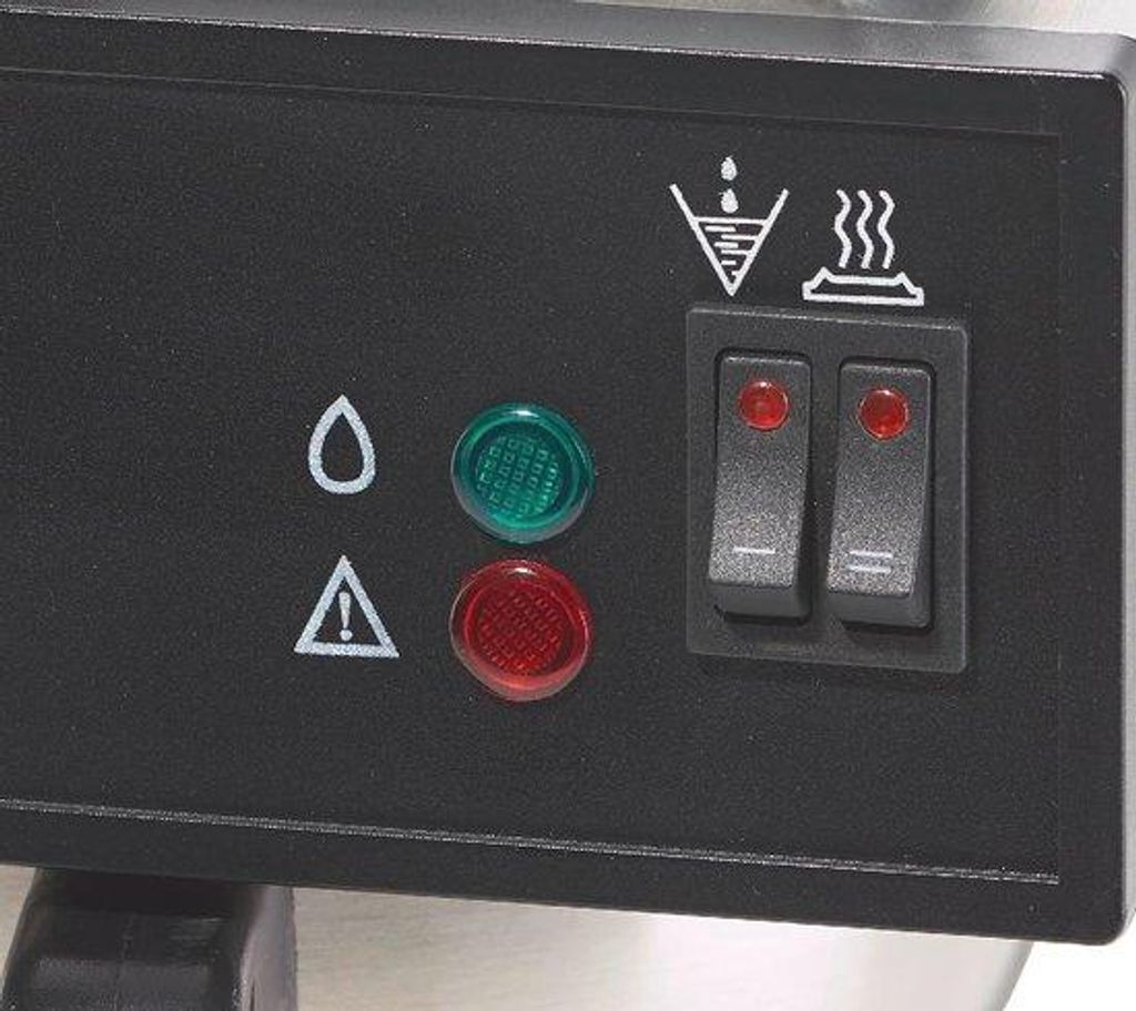Koffiemachine mit 2 Gläsern und Warmhalteplatte - Effizient und nachhaltig