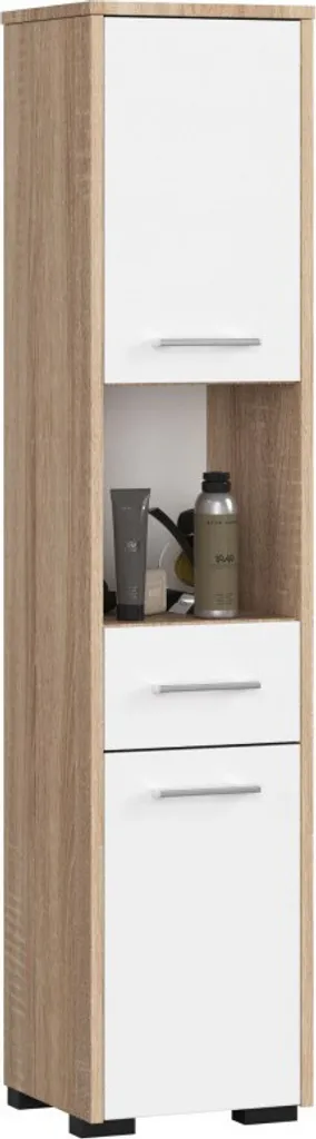 Armoire de salle de bain étroite pour petits espaces 140x30x30 cm