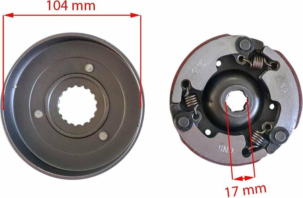 Fliehkraftkupplung 50 - 125 ccm Vollautomatik Kinderquad Pit Bike 4 Takt HMParts
