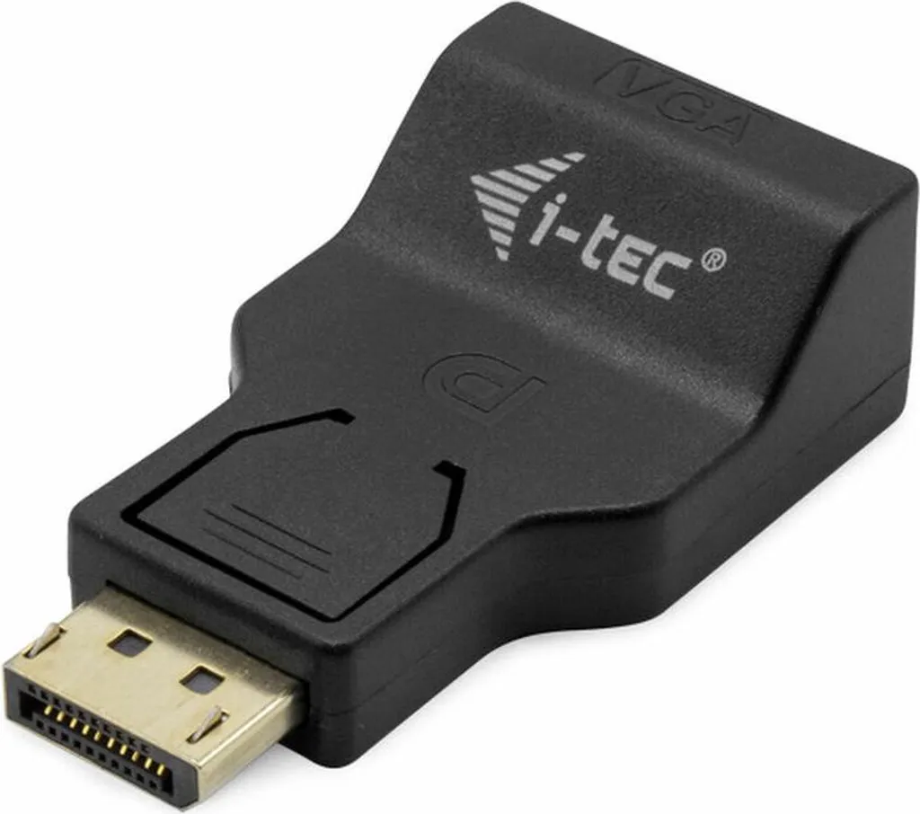 Adaptateur DisplayPort vers VGA i-Tec DP2VGAADA Noir - Connecteur Actif