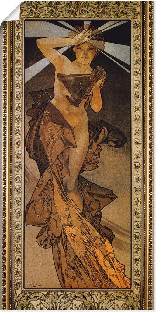 ARTland Poster Sterne: Der Morgenstern Größe: 20x40 cm