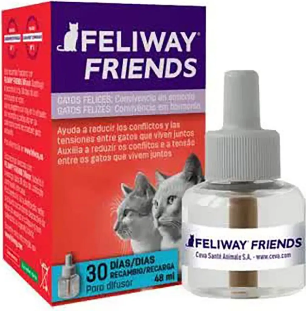Recharge Phéromone pour Chat Feliway Friends 48ml Anti-Stress Maison