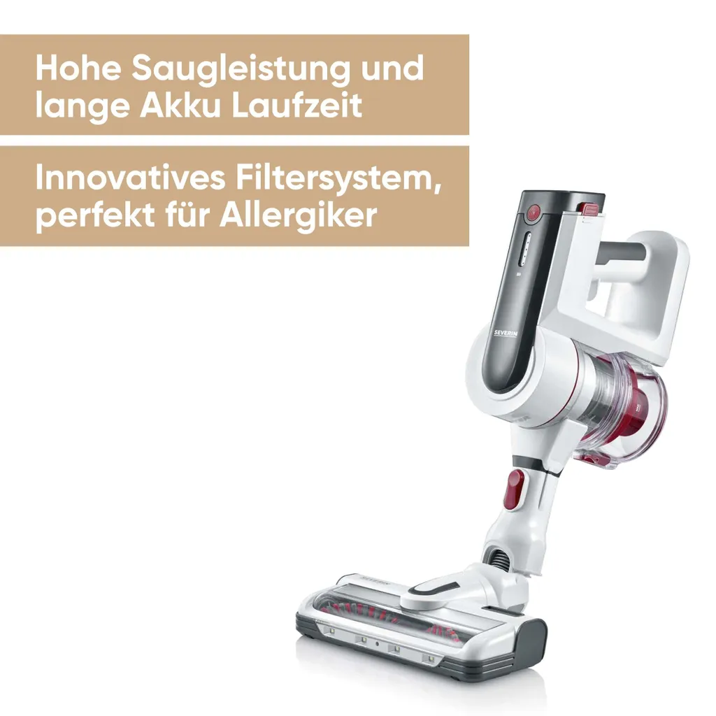 Aspirateur à main SEVERIN HV 7166 blanc : fini la poussière difficile - 31