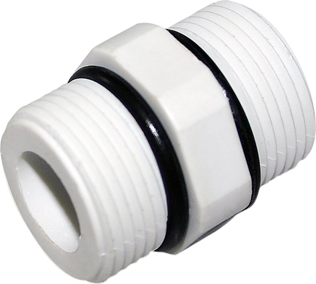 Naturewater Ersatzteil Verbinder DN20 3/4" 26,16 mm aus Polypropylen für Wasserfilter Umkehrosmose Filter, Trinkwasser