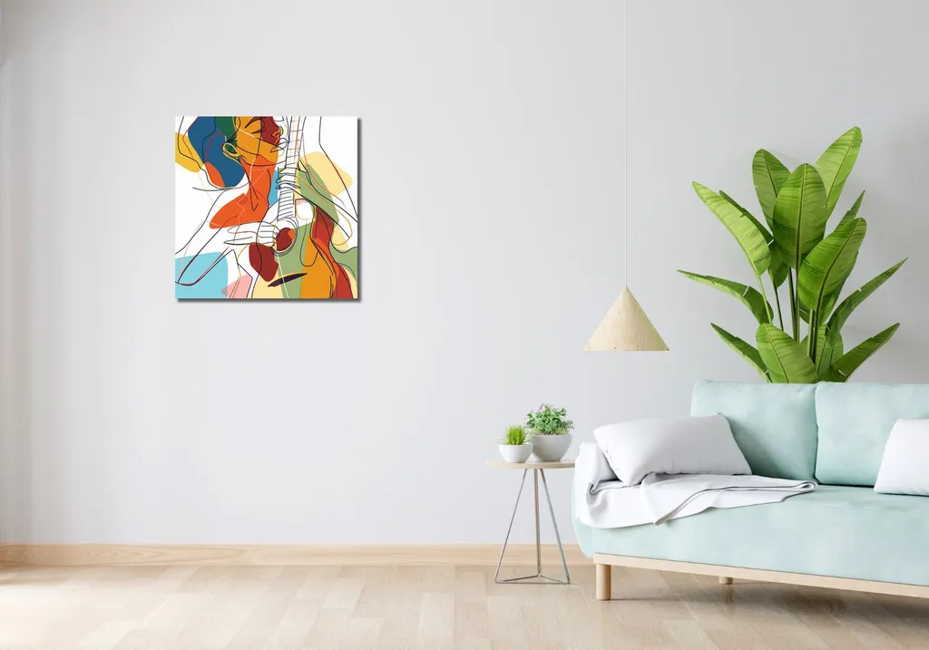 Image Muse intérieure format 60x60 cm - Impression haute définition