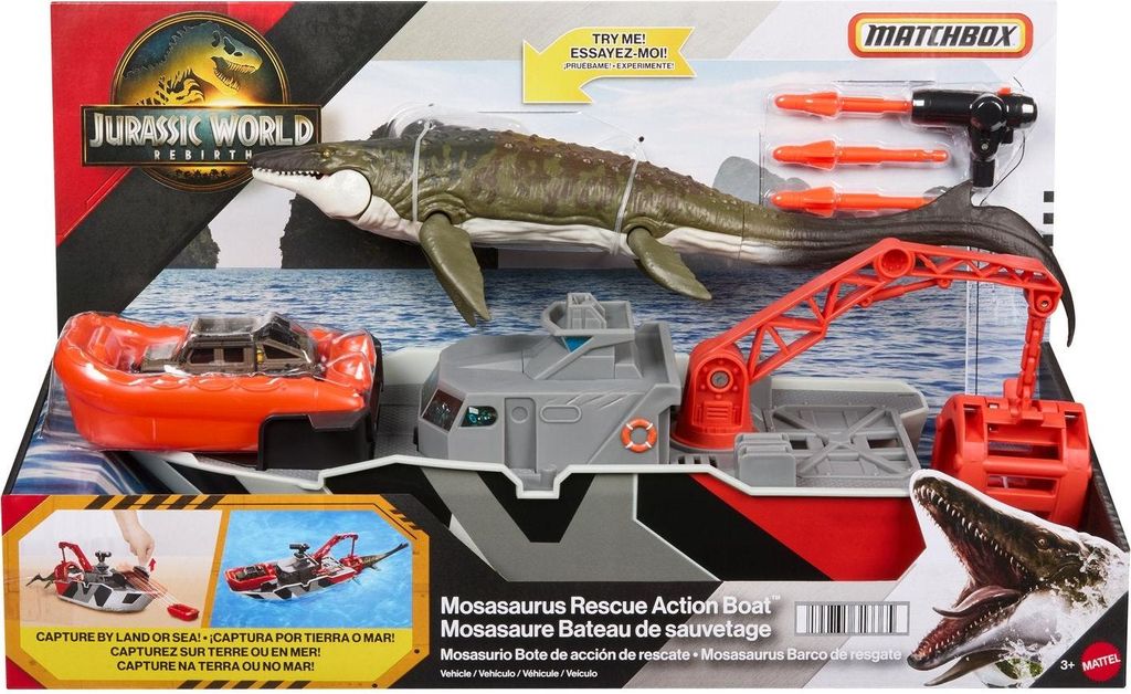 Matchbox Jurassic World JGG61, 3 rok / roky, Plast, Obrázok produktu 