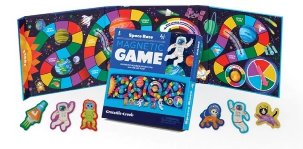 Jeu magnétique enfant Crocodile Creek pour jouer sans perdre de pièces