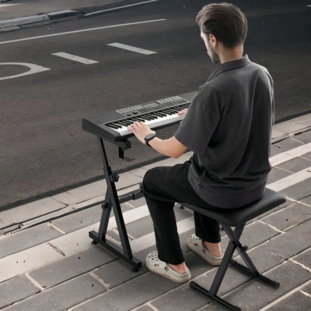 Pied pour clavier et mixeur pro idéal pour performance live et studio