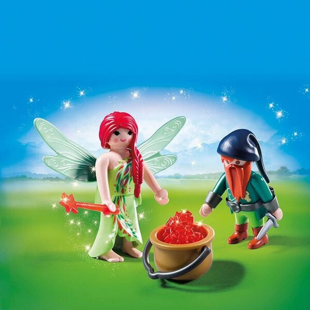 PLAYMOBIL 6842 - Duo Pack Elfe und Zwerg Produktbild 