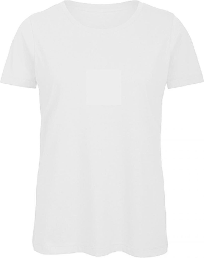 B&C TW043 | Damen T-Shirt / 100% Organic Baumwolle - Farbe: White - Größe: XL