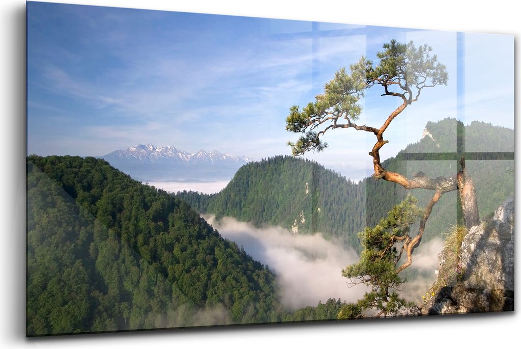 Bilder auf glas - Einteilig - Wanddekoration - Glas Bilder - 120x60 - Sokolica-Gipfel in den Pieniny