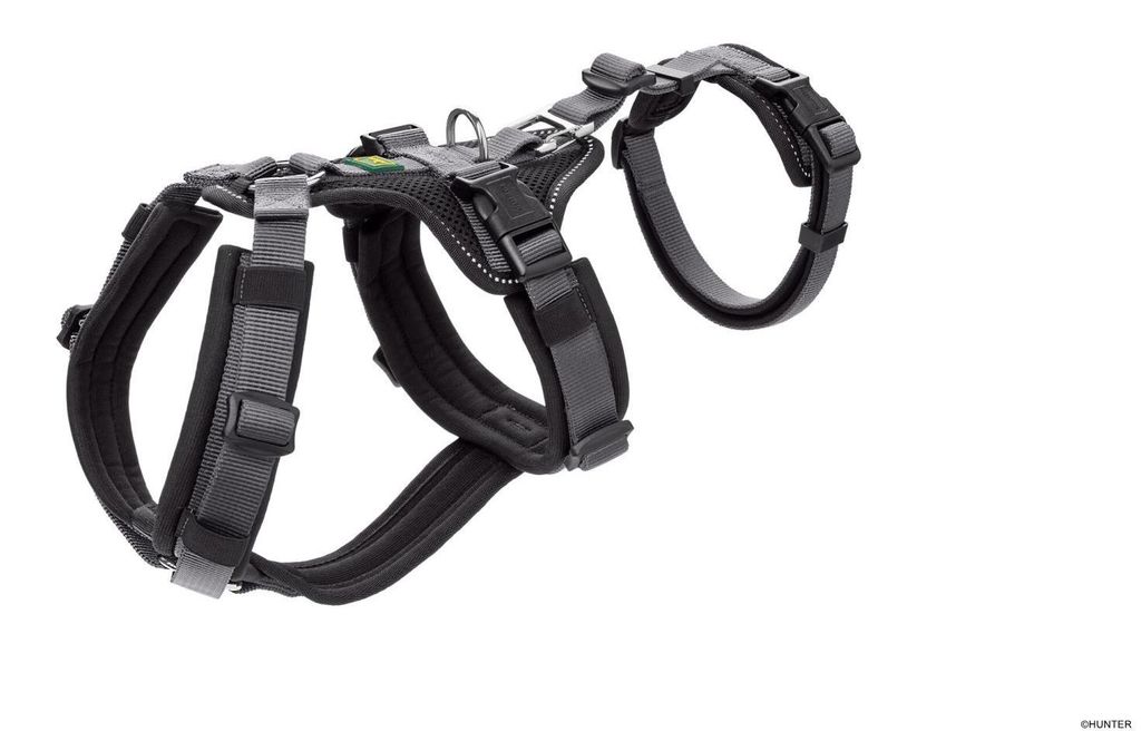 HUNTER Sicherheitsgeschirr Maldon XS-S, schwarz/grau Produktbild 
