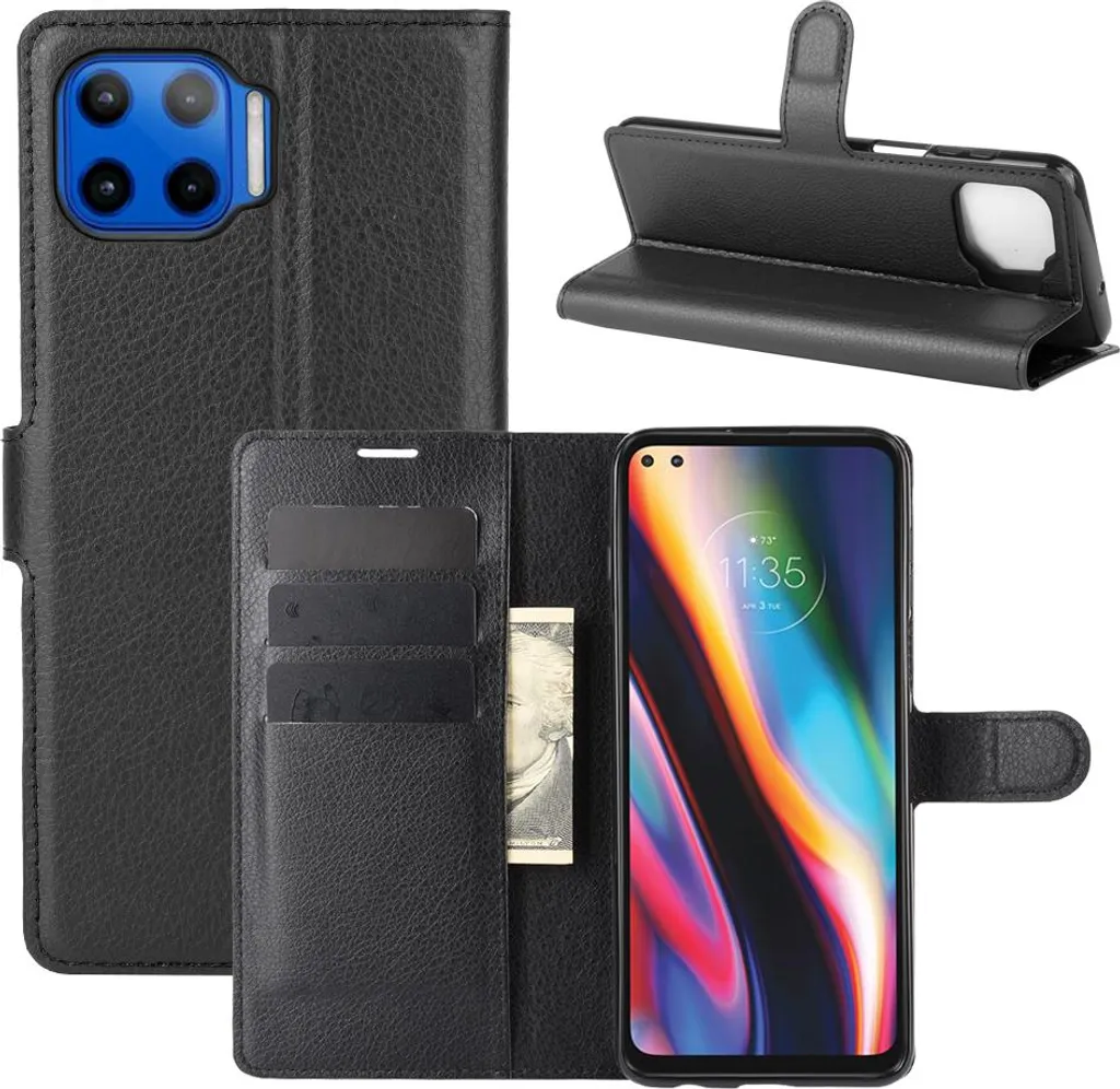 COODIO Custodia in Pelle per Oppo A54, Cover a Libro agnetica