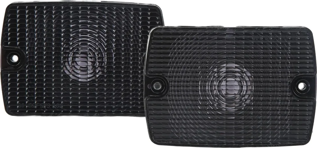 Lentille de clignotant de rechange pour Jeep Wrangler YJ noir