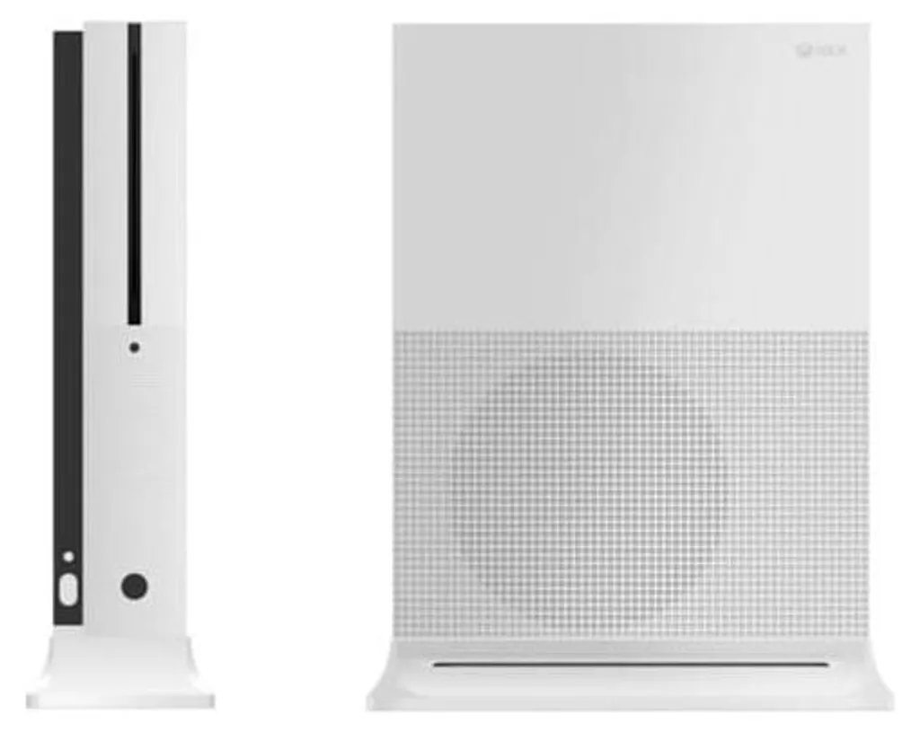 Socle Vertical pour Xbox One S Blanc - Support de Maintien Antidérapant