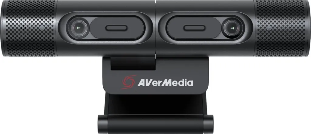 Webcam double objectif AVerMedia PW313D pour streaming et cours