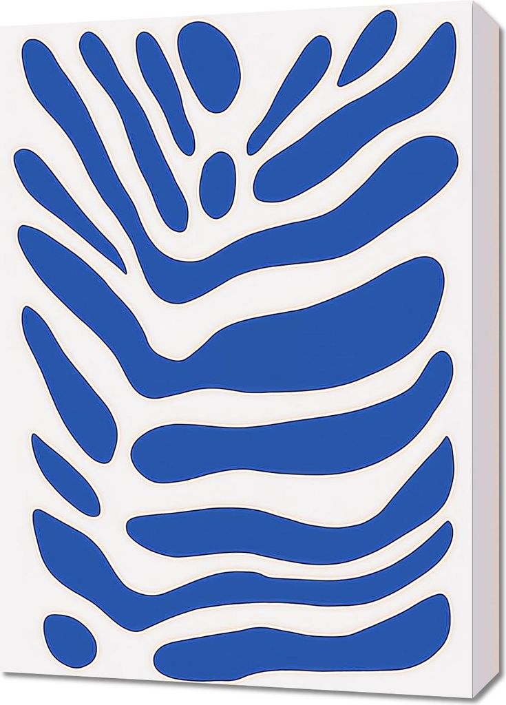 Bild 50x70cm Welle Minimalistisch, Innenräume Skandinavischer Stil, Boho