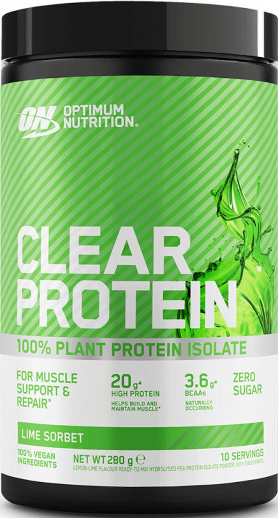 Optimum Nutrition Clear Vegan Protein (280g) Lime Sorbet - Eiweiße - Klares Protein