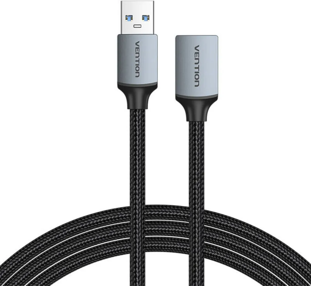 Vention Prolunga USB 3.0 3 Metri CBLHI | Cavo Dati Robusto Nero
