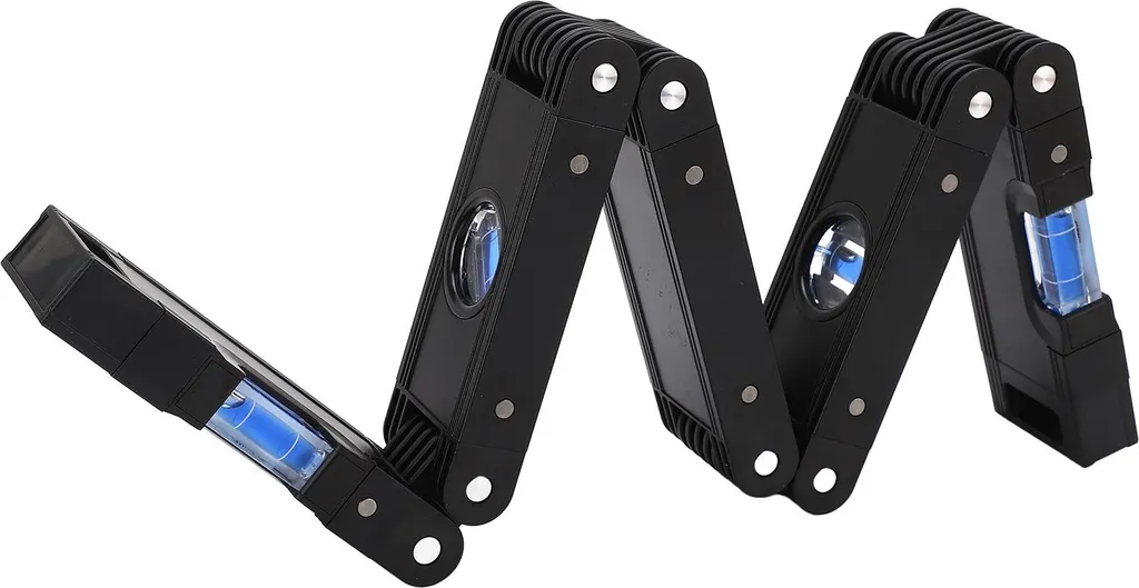 Niveau à bulle flexible multi-angle en aluminium pour espaces difficiles - 9