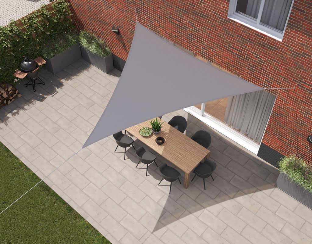 Kopu® Sonnensegel Dreieck 4x4x4 m Wasserdicht Kaufland.de