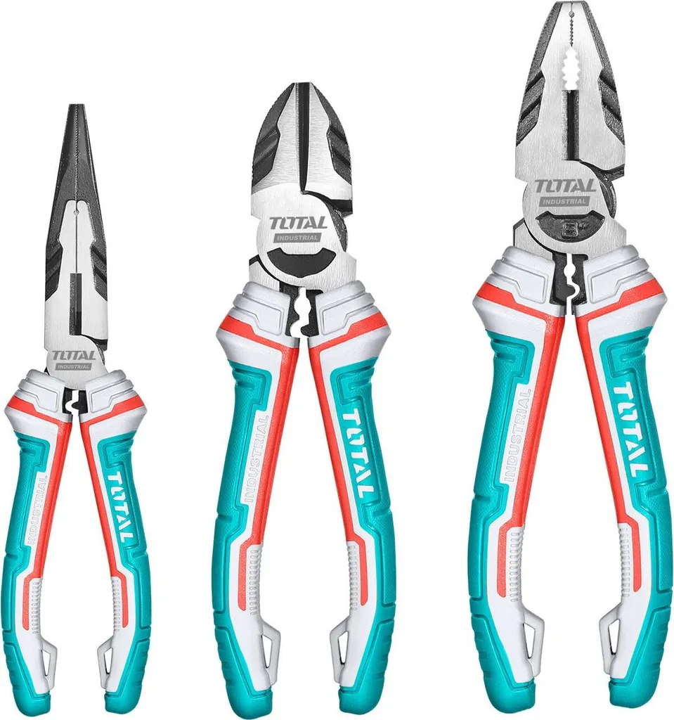 TOTAL THT2K0301S: Il Kit 3 Pinze Industriali che Cambia il Lavoro