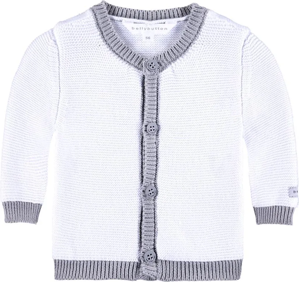 T-shirt manches longues enfant Bellybutton pull léger col rond bleu marine