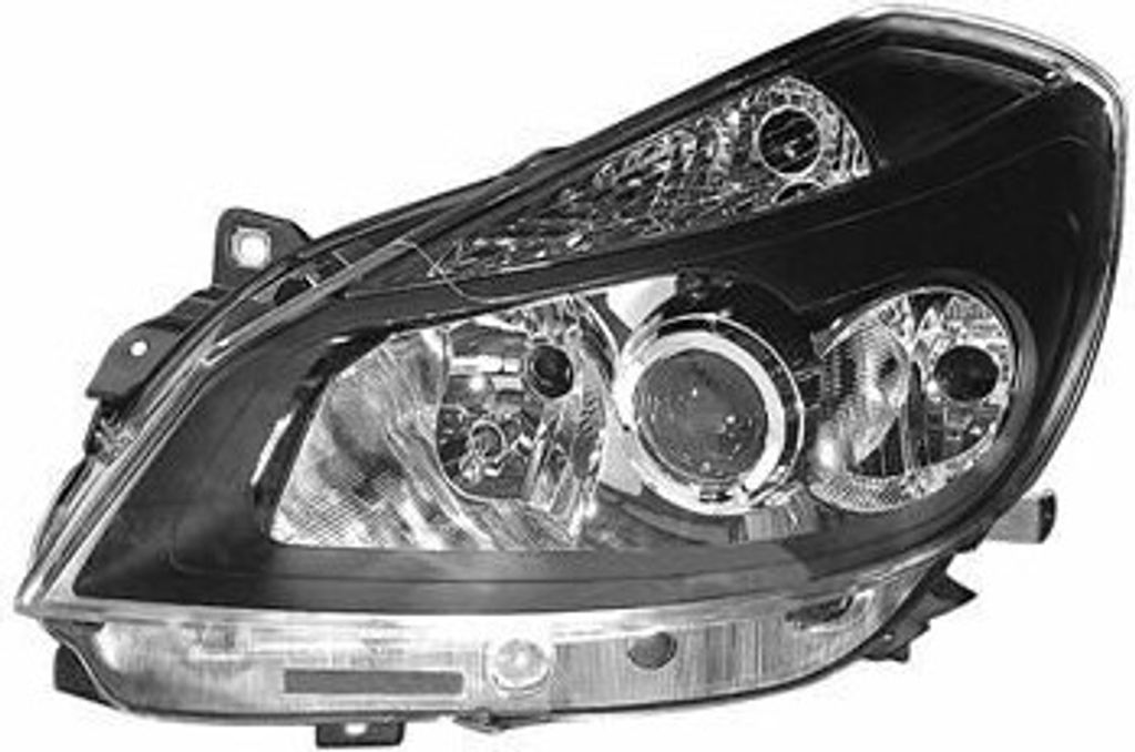VAN WEZEL 4332963V - OE 7701070491 Scheinwerfer, links für Clio III