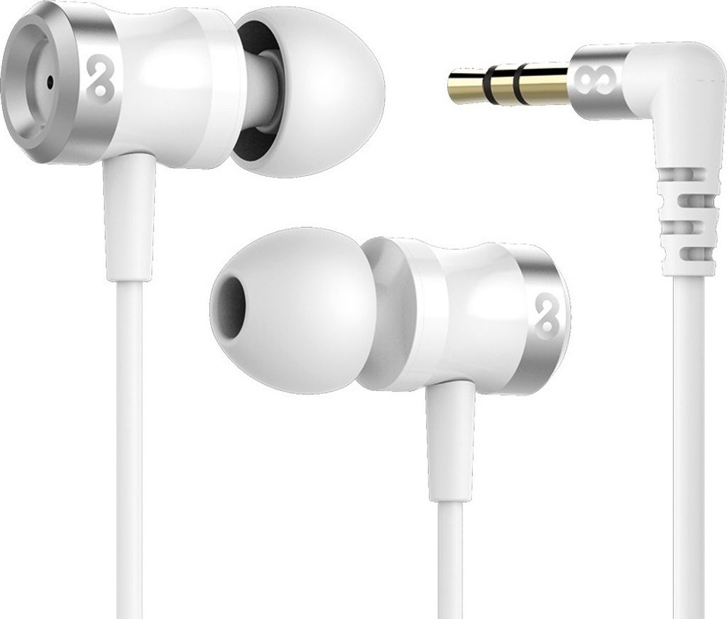 conecto In-Ear Kopfhörer / Earphones mit 3 Ohrpassstücken - Produktbild 