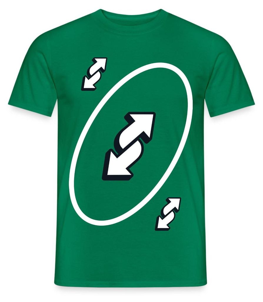 Spreadshirt UNO Karten Kostüm Richtungswechsel-Karte Produktbild 