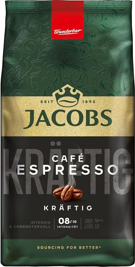 Jacobs Espresso Expert Roast, káva, celé zrná, pražená Obrázok produktu 