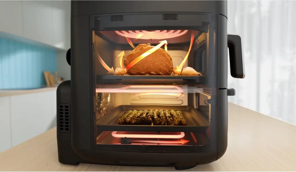 Airfryer double compartiment 6,4 + 4,4L : cuisson saine et rapide - 4