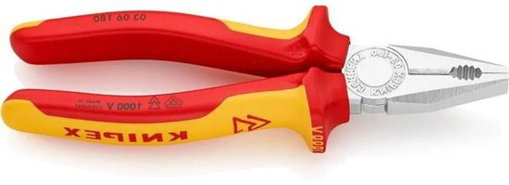 Pince universelle isolée 180 mm pour installation et montage réseau