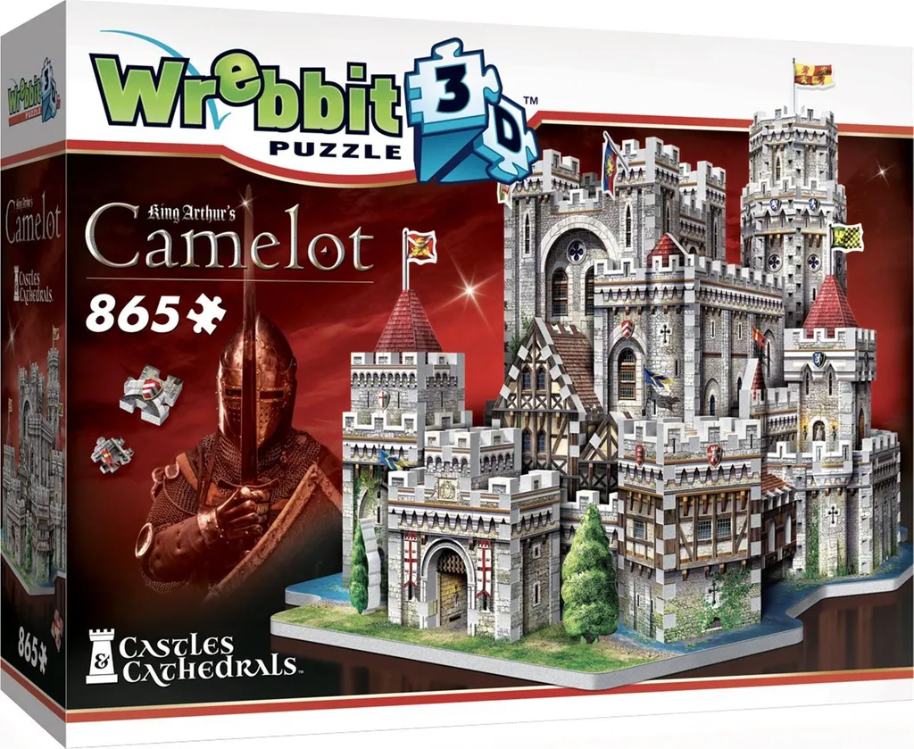 Puzzle 3D Kamelot Castle 865 pièces : Cadeau idéal pour passionnés