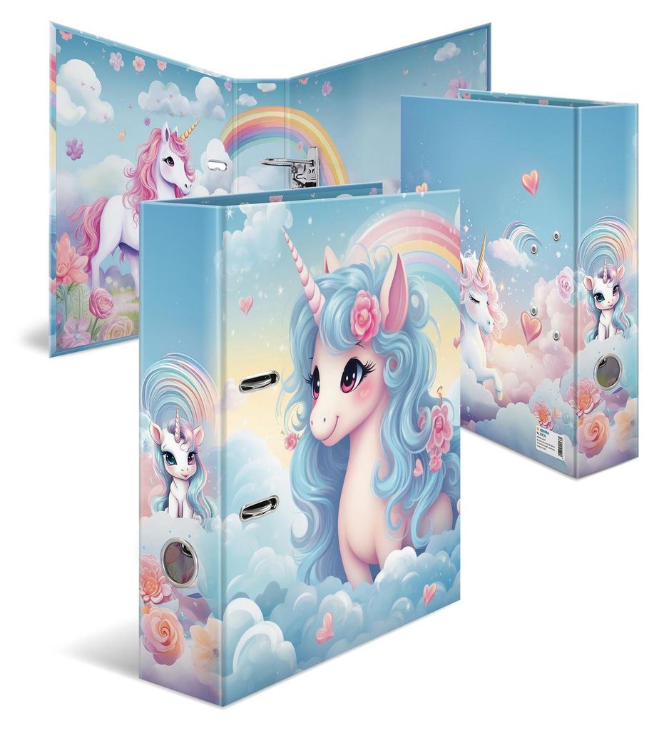 HERMA 20136 Cartella con motivo "Unicorni felici", A4, Immagine del prodotto 