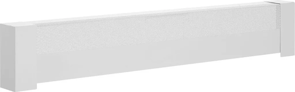 Cache-radiateur électrique série Basic 1211 mm blanc en acier robuste