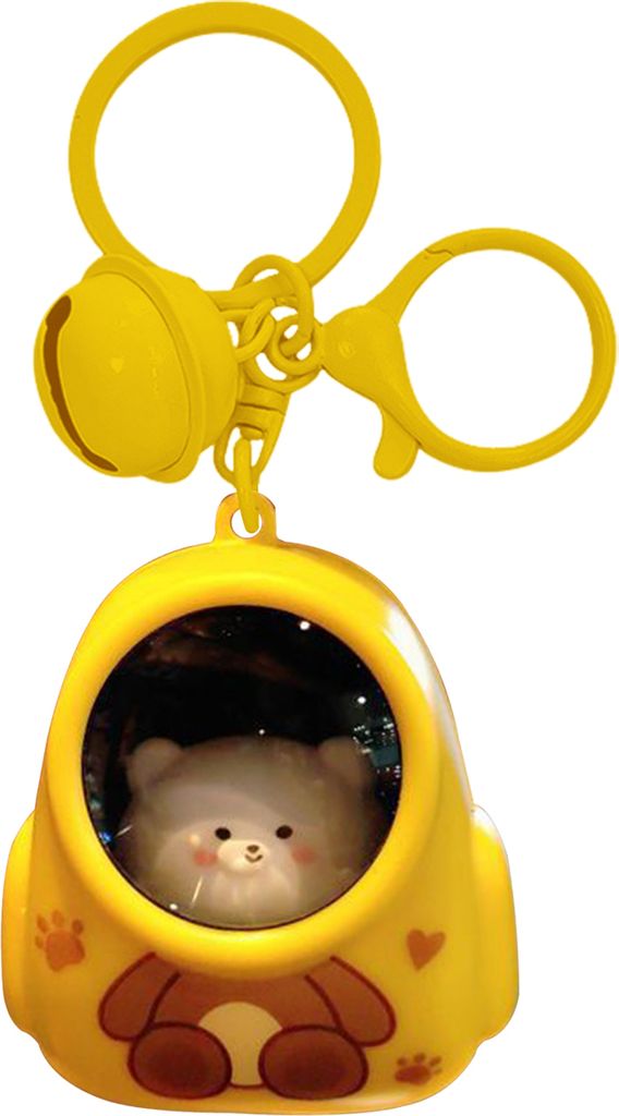 Cartoon-Katze-Schlüsselanhänger-Licht, batteriebetriebene Taschenlampe, kleine Tasche, vielseitige Mini-LED-Schlüsselanhänger-Taschenlampe